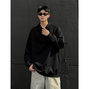 现货340克重磅插肩袖拉链宽松大码潮牌卫衣男A456-WY03-P45特图片