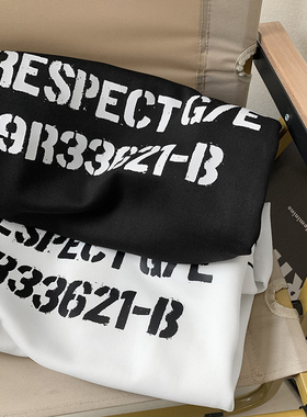 现货280克重夏季T恤男宽松潮流三条杠短袖A456-T917-P30特