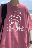 T81-P20特没烦恼chic新款t恤潮流简约卡通印花夏季圆领上衣，男装T恤，电商A456（原C415）