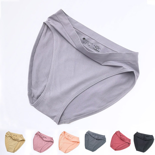 大弹力锦纶内裤 粗腿友好 三角大码 女式 出kou高品质高腰高叉内裤