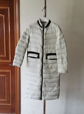 Y001 品牌折扣冬季新款女装时尚宽松休闲中长款轻薄羽绒服