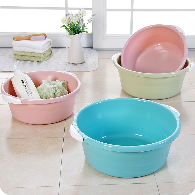 圆形塑料盆婴儿菜盆pp加厚洗3个