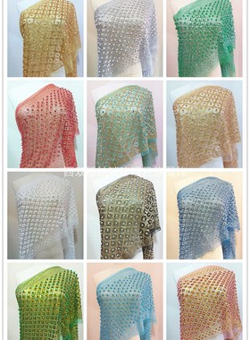 西双版纳告庄旅拍摄影傣族服装搭配女披纱钉珠披肩泰国服饰小坎肩