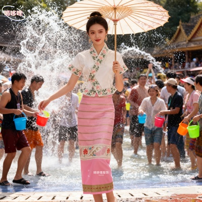 新款傣族服装女旅拍写真舞台装