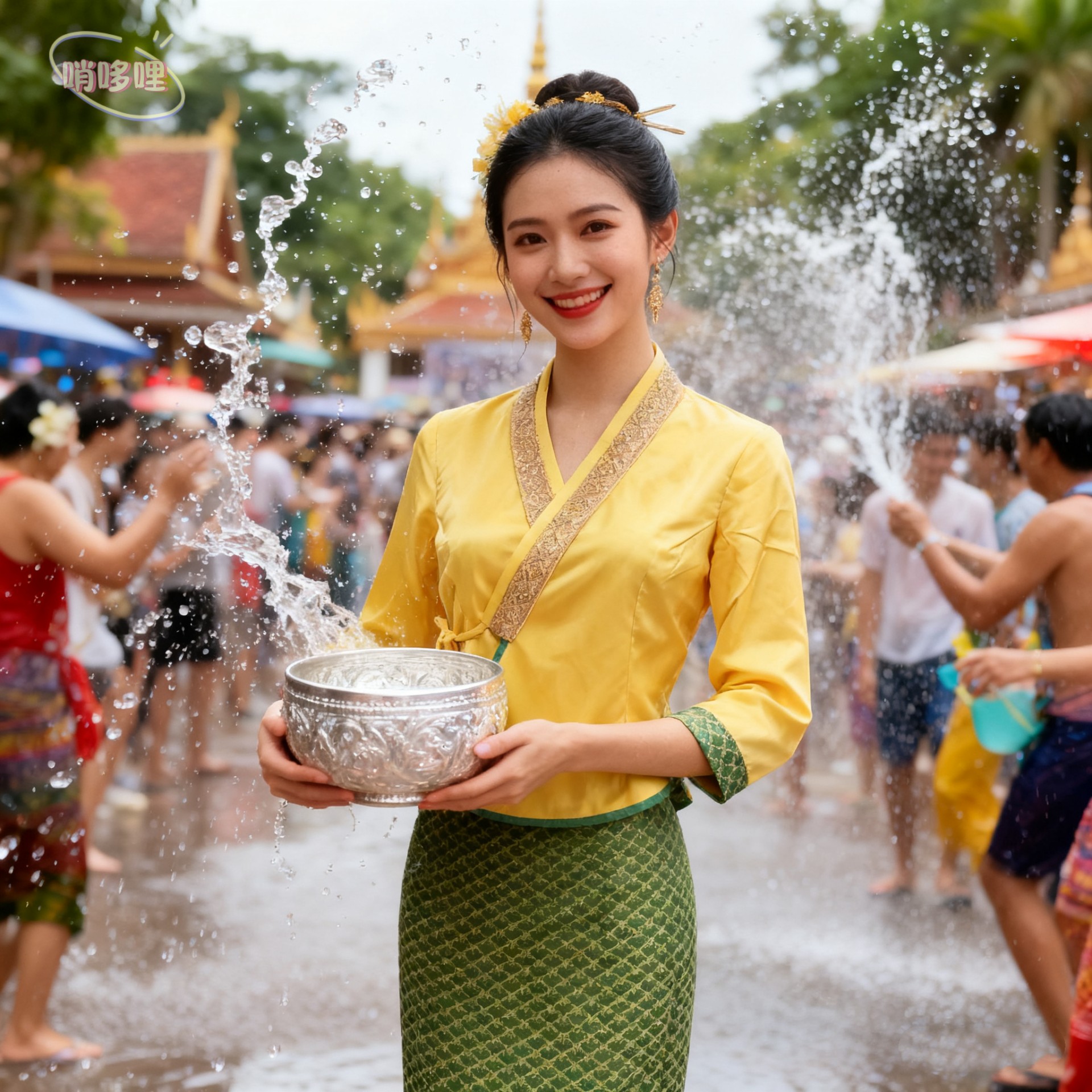 七分袖傣族服装女民族风旅游穿搭