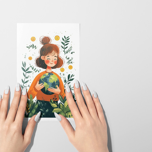 gykp1731治愈能量高级感森系唯美小清晰贺卡空白迷你小卡片可手写,文具电教/文化用品/商务用品,贺卡/明信片,淘宝优惠券,粉丝福利购,淘宝优惠卷