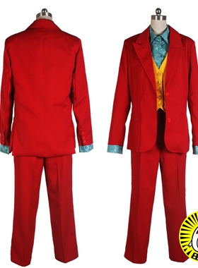 Joker小丑COS服 DC电影起源杰坤同款万圣节cosplay衣服假发面具