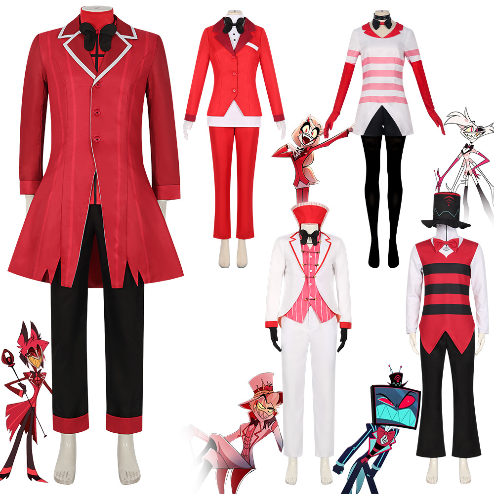 地狱客栈cos服广播恶魔Alastor阿拉斯托路西法夏莉晨星cosplay服