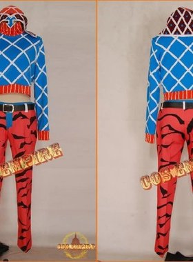 JOJO的奇妙冒险黄金之风 葛德·米斯达 格伊德先生 动漫服 Cos服