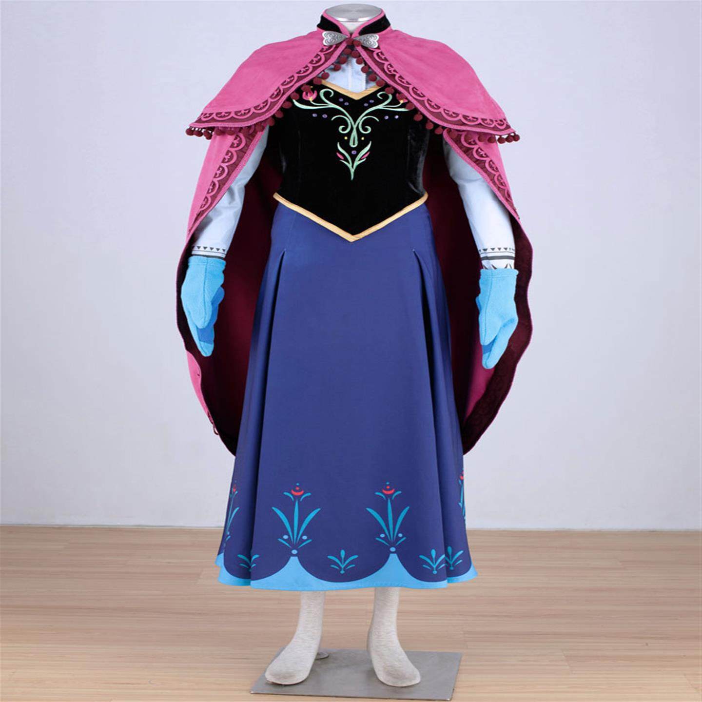 冰雪奇缘Anna安娜公主Cosplay服角色扮演万圣节女装动漫 圣诞节