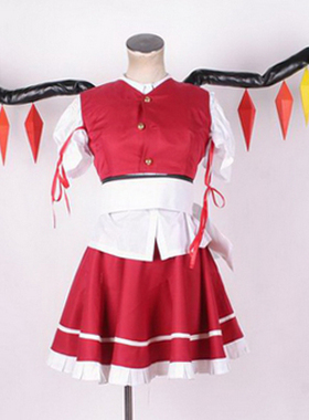 东方Project 东方红魔乡 芙兰朵露·斯卡雷特 Cosplay服装可定制