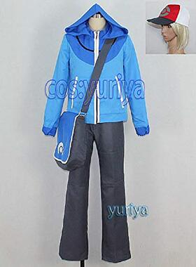 精灵宝可梦 口袋妖怪 黑白 斗也 透也男主角动漫服 Cos服 cosplay