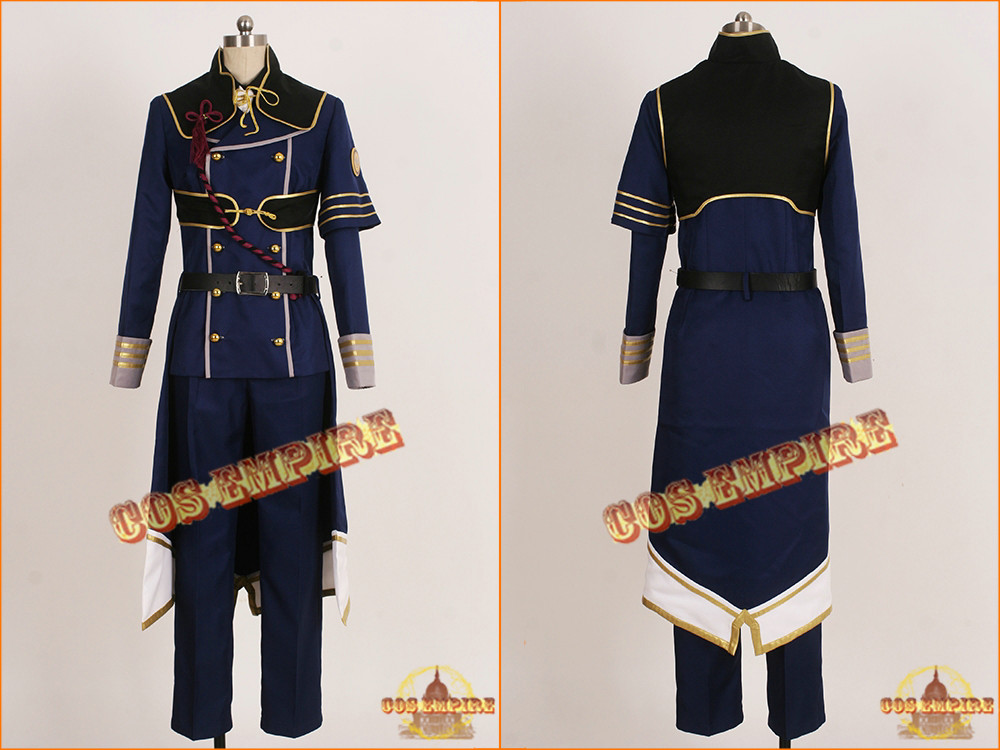 刀剑乱舞-ONLINE-鸣狐02打刀出阵服军装COSPLAY cos服 动漫游戏可