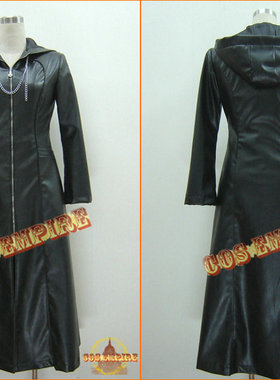 王国之心2 Kingdom Hearts 十三机 关外袍2代 长外袍 cos服装