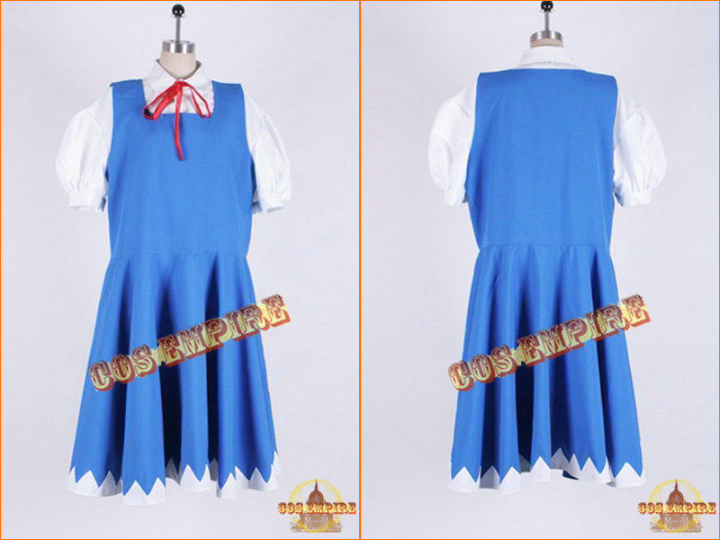 舞台 东方Project 东方红魔乡 琪露诺 COSPLAY cos服 动漫游戏可