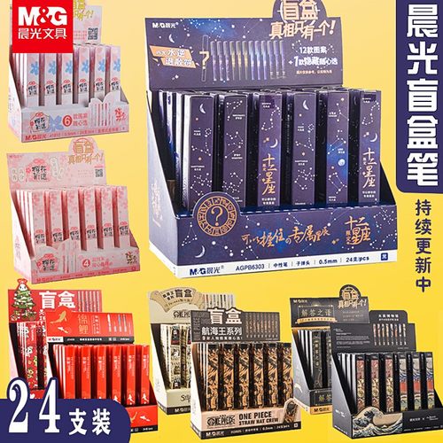 林深不知处盲盒超萌按动中性笔