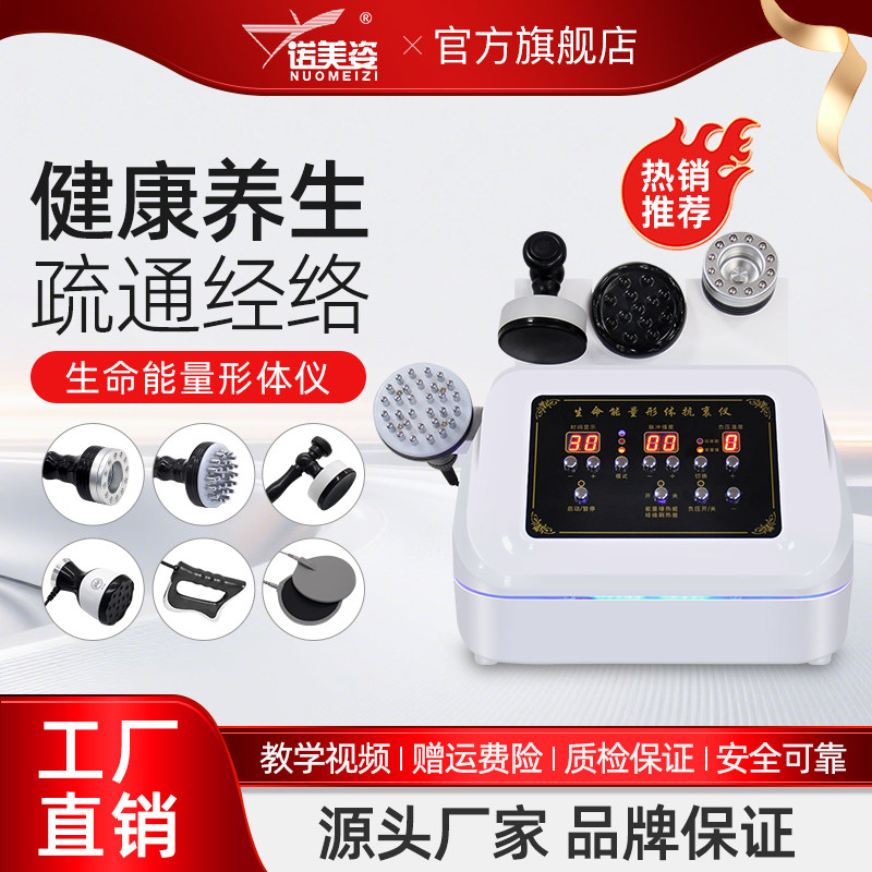 生命能量仪美容院抗衰专用疏通经络震动按摩器刮痧全身理疗养生仪