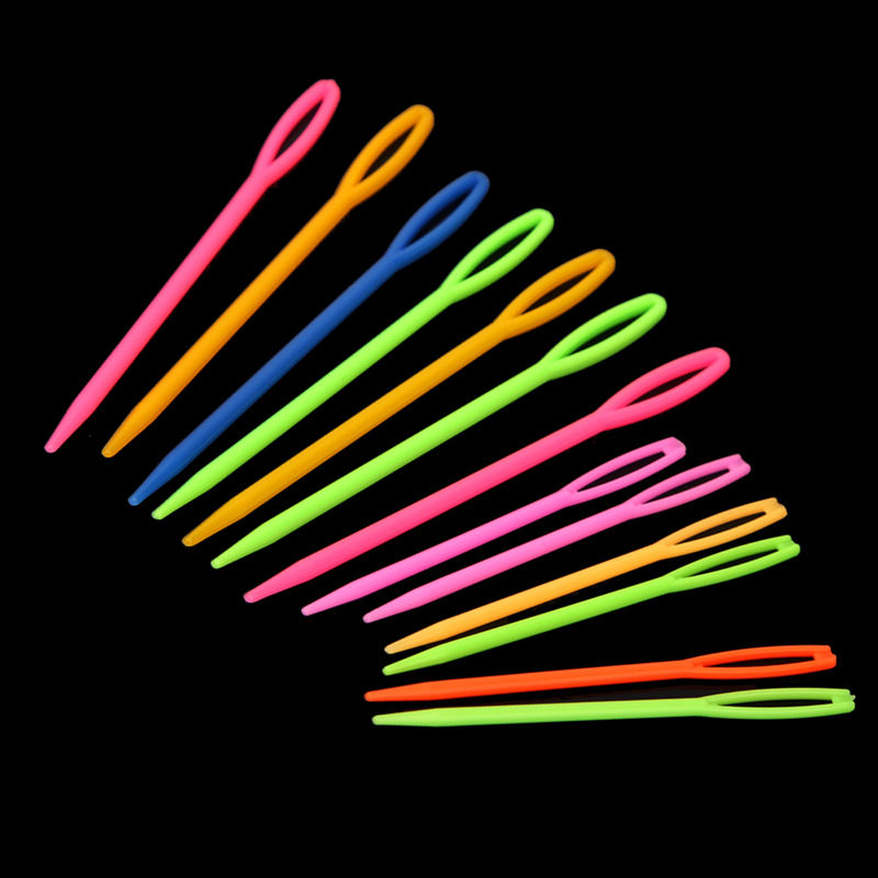 钩织缝合针记号扣大眼塑料缝衣针毛衣线针儿童手工玩偶U型麻花针