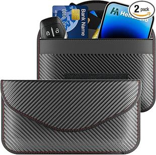 防金属探测器仪屏蔽黄金防磁保护布袋防盗防窥隔离刷卡包藏金盒子