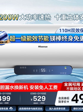 Hisense/海信 ES60-DY10SE 60升储水式大容量热水器一级效能速热