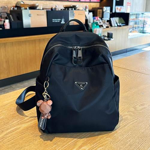 牛津布双肩包女出行背包