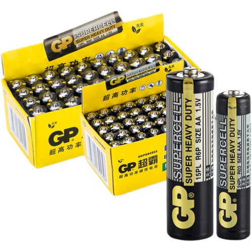 正品GP超霸电池5号7号五号七号碳性1.5v玩具电视空调遥控器钟表用