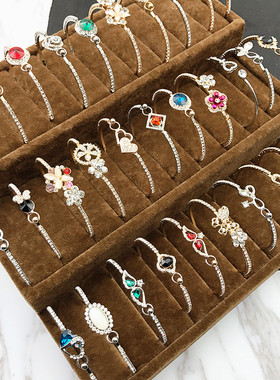 韩版夏季时尚风合金猫眼义乌水钻