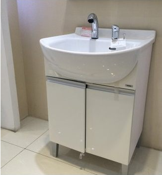 TOTO洁具白灰色梳洗台(含洗脸盆)LDSW601W/K+DL319C2 原装正品