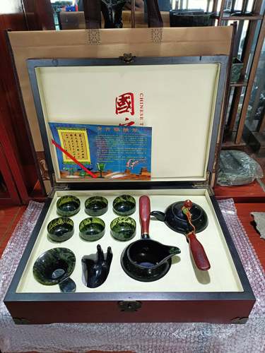 静云轩夜光杯十七年实体老店厂家直销中号平碗杯公道杯十件套茶具