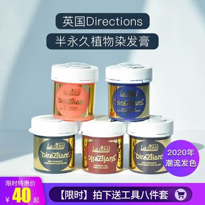 directions西梅紫大西洋蓝染发膏