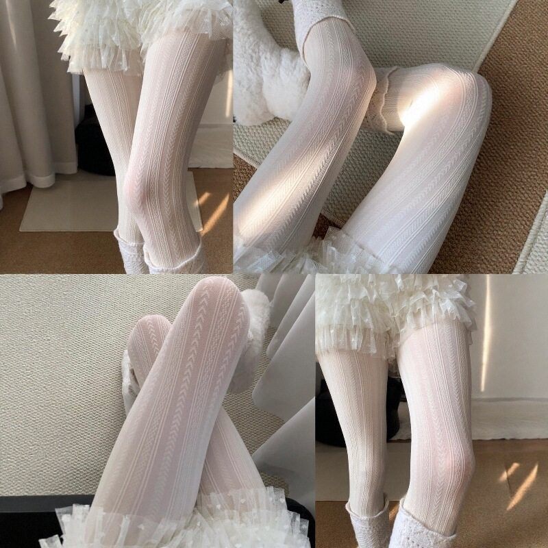 超仙的打底裤来了！奶呼呼针织过膝袜套+奶白麦穗连裤袜~太纯欲啦,女士内衣/男士内衣/家居服,连裤袜/打底袜,淘宝优惠券,粉丝福利购,淘宝优惠卷