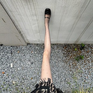 0d黑丝防勾丝性感隐形丝袜 高透版 早秋搭配少不了0d波点黑丝 薄款