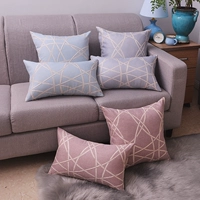 Bắc Âu đơn giản sofa gối đệm phòng khách cotton và lanh dòng đệm lưng xe gối thắt lưng giường lớn gối tùy chỉnh - Trở lại đệm / Bolsters Bộ chăn gối tiện dụng