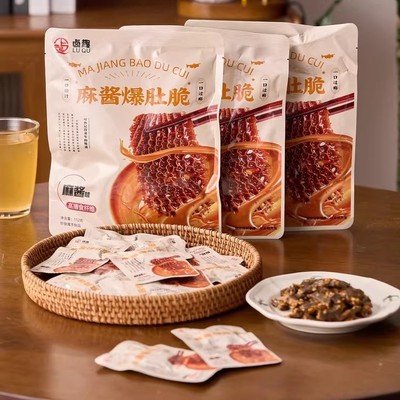 卤趣麻酱爆肚脆112g魔芋爽