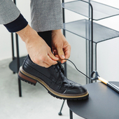 鞋 固特异手工皮鞋 男雕花夏季 SYD工装 透气复古商务休闲皮鞋 英伦风