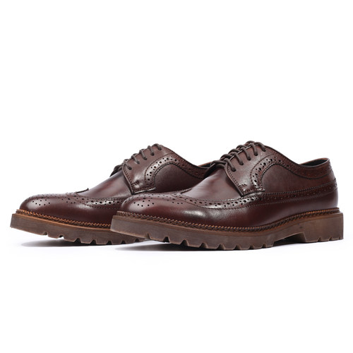 SYD英伦复古雕花皮鞋手工高档