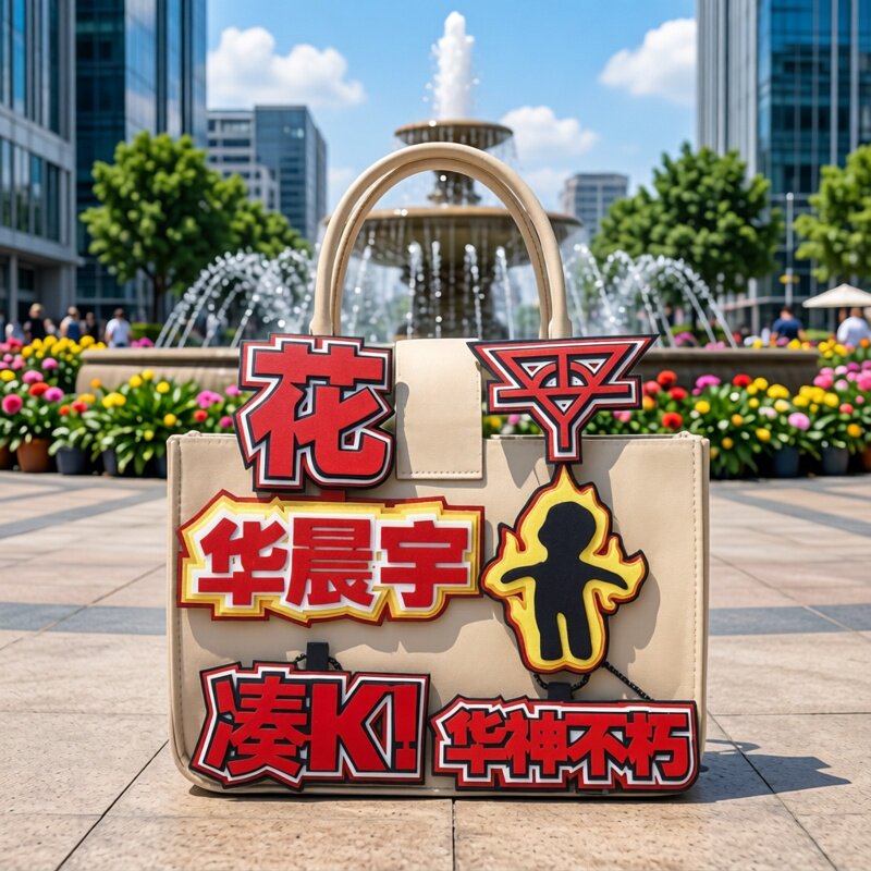 华晨宇应援不织布书包挂件图片