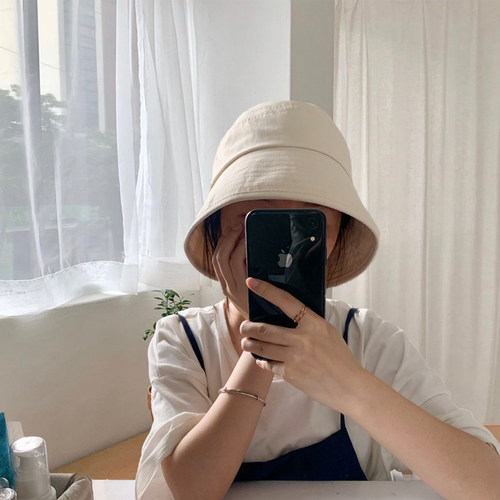 高品质防晒遮阳帽ins风大头围