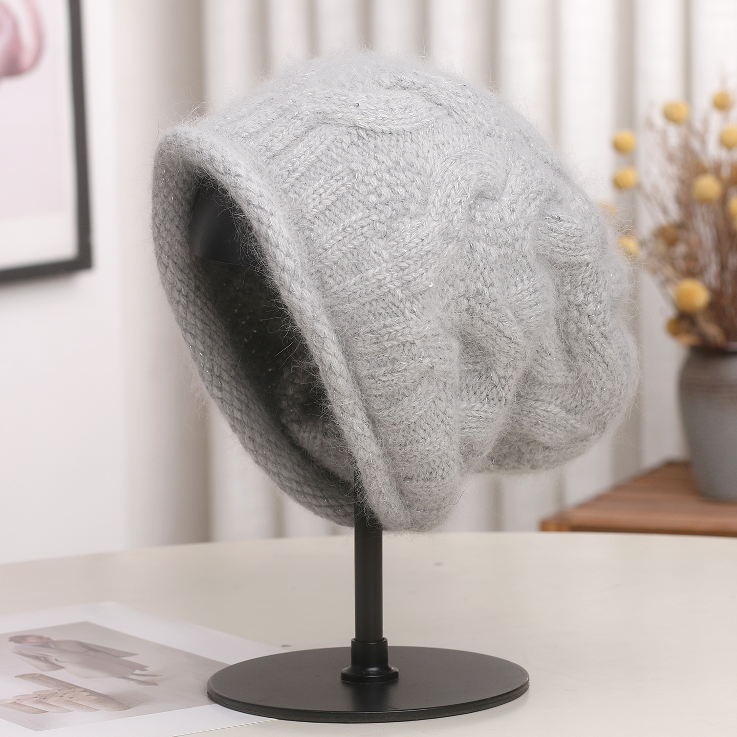 帽子女士秋冬保暖防寒毛线帽