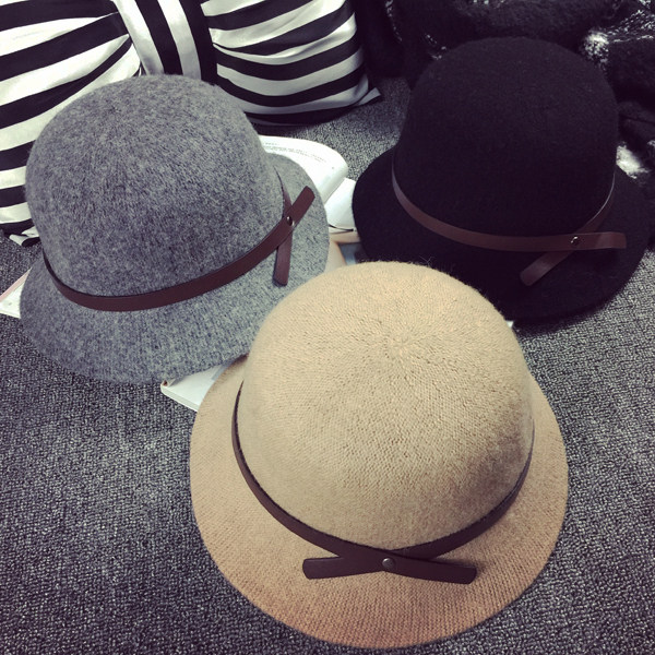 英伦风秋天女帽子复古帽圆顶羊毛呢渔夫帽冬天盆帽韩版爵士小礼帽,服饰配件/皮带/帽子/围巾,帽子,淘宝优惠券,粉丝福利购,淘宝优惠卷