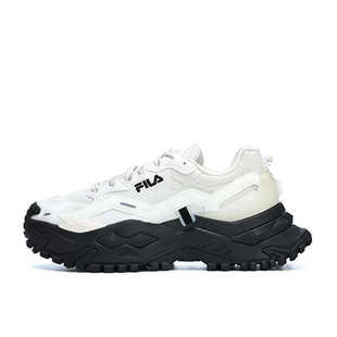 FILA FUSION斐乐潮牌BIANCO硬糖时尚百搭低帮休闲鞋女 3仓