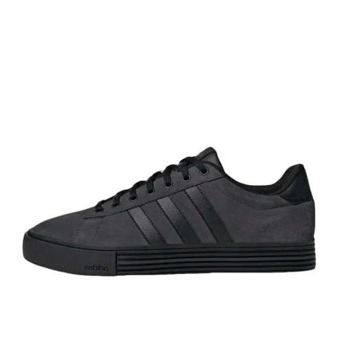 adidas neo Daily 4.0 板鞋轻便舒适防滑耐磨复古百搭 黑 3仓