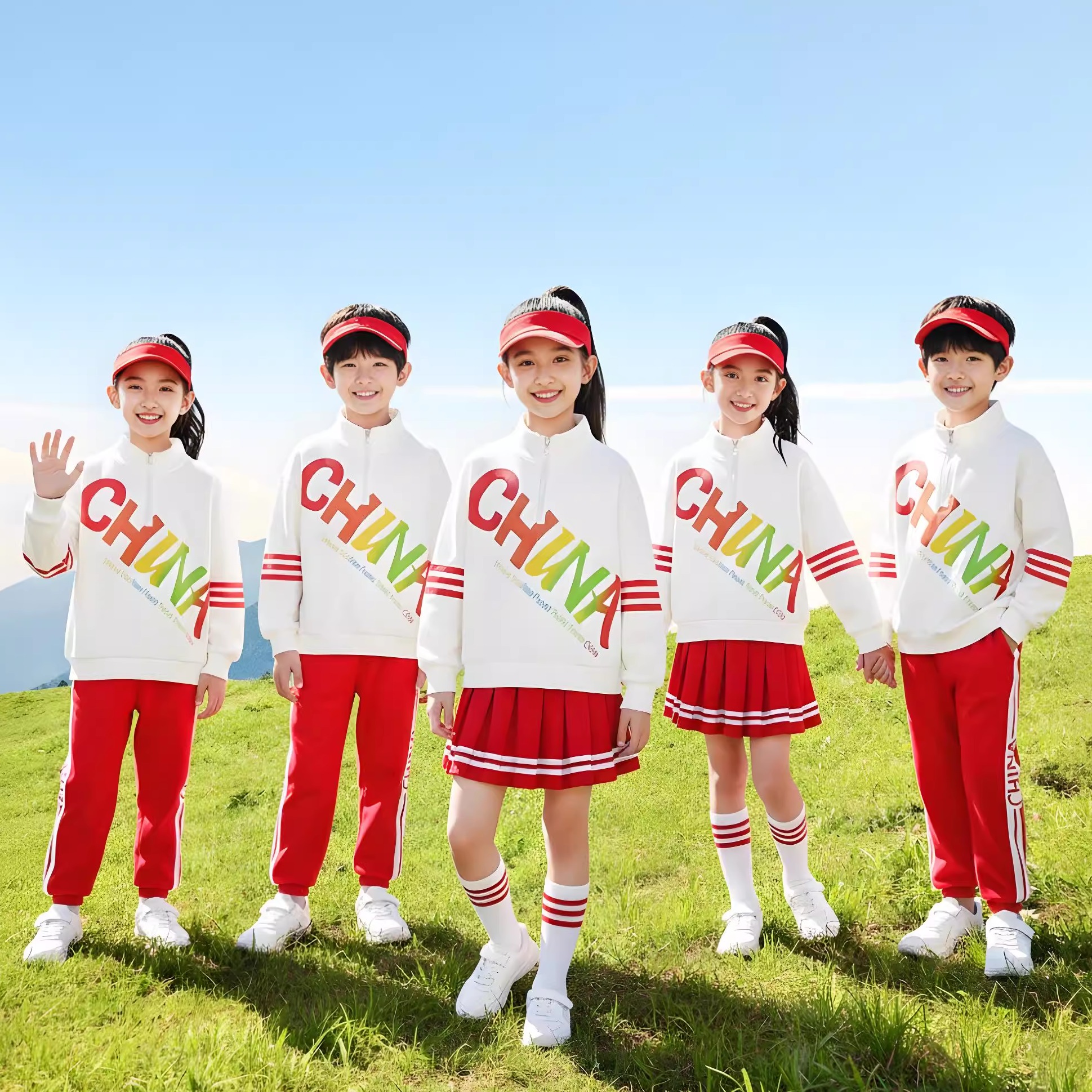 小学生运动会儿童啦啦队演出服