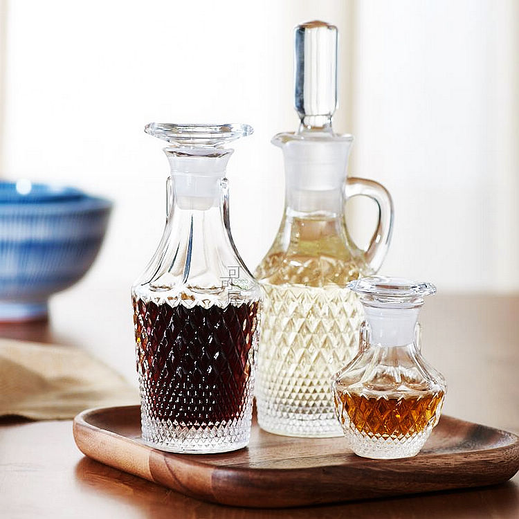 【皇家风范】日本手工水晶玻璃防漏醋瓶酱油瓶石塚硝子沙司调料瓶在类目 厨房/烹饪用具, 厨用小工具/厨房储物, 储物瓶罐/厨房储物器皿, 调味瓶罐中 - 来自Buy2taobao.com提供专业的淘宝代购服务
