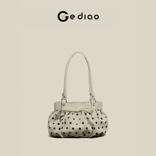 韩系甜美奶油风波点包包2026夏季