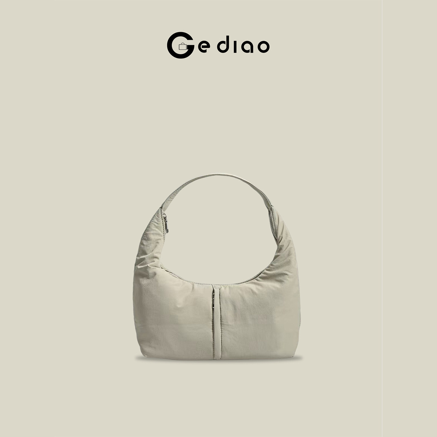 格调studio复古简约纯色尼龙包包2026新款棉服包慵懒风手提小拎包,箱包皮具/热销女包/男包,托特包,淘宝优惠券,粉丝福利购,淘宝优惠卷