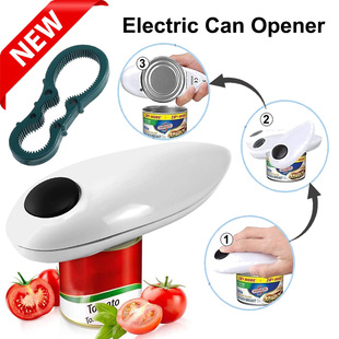 Electric Can Opener Automatic Bottle Opener Cordless One Tin