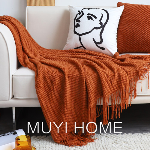 四季通用轻奢毛毯沙发毯沙发盖毯