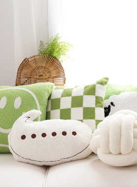 清新果绿色系抱枕套不带芯ins风客厅沙发靠枕靠垫卧室抱枕靠枕