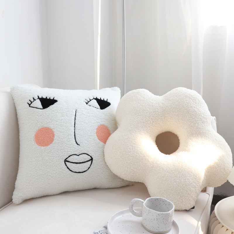 浪漫法式复古人像抱枕套靠垫客厅